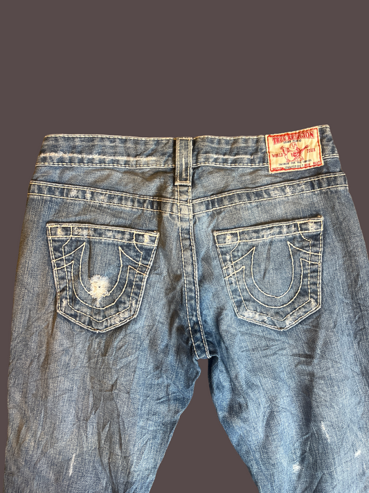 True Religion Jennifer Big T Jeans - Storlek 26 (S)