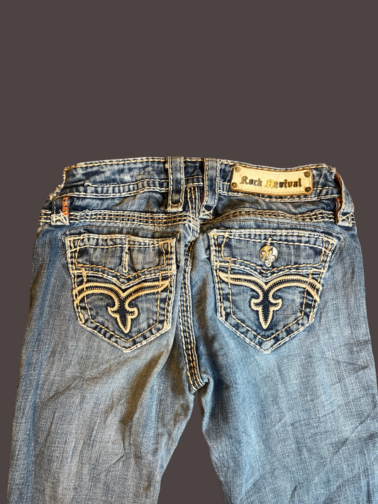 Rock Revival Boot Jeans - Storlek 26 (XS)