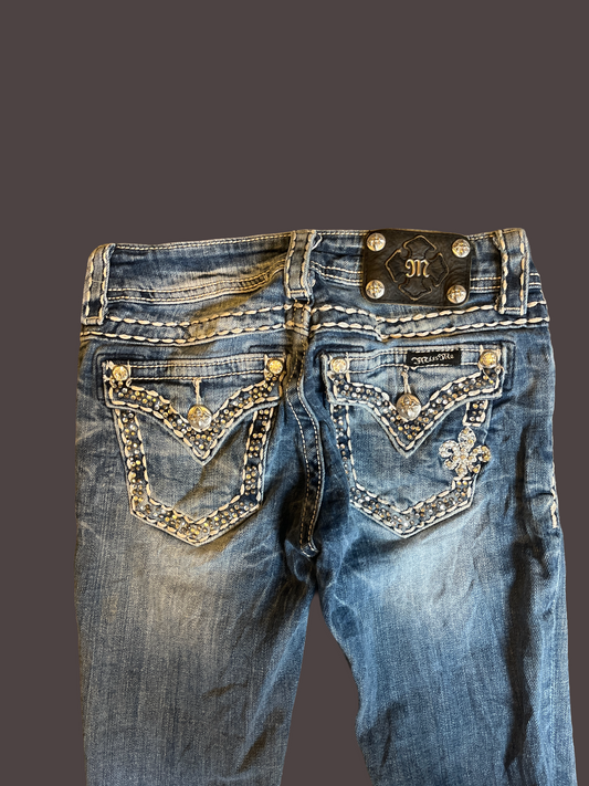 Miss Me Boot Jeans - Storlek 24 (XS)