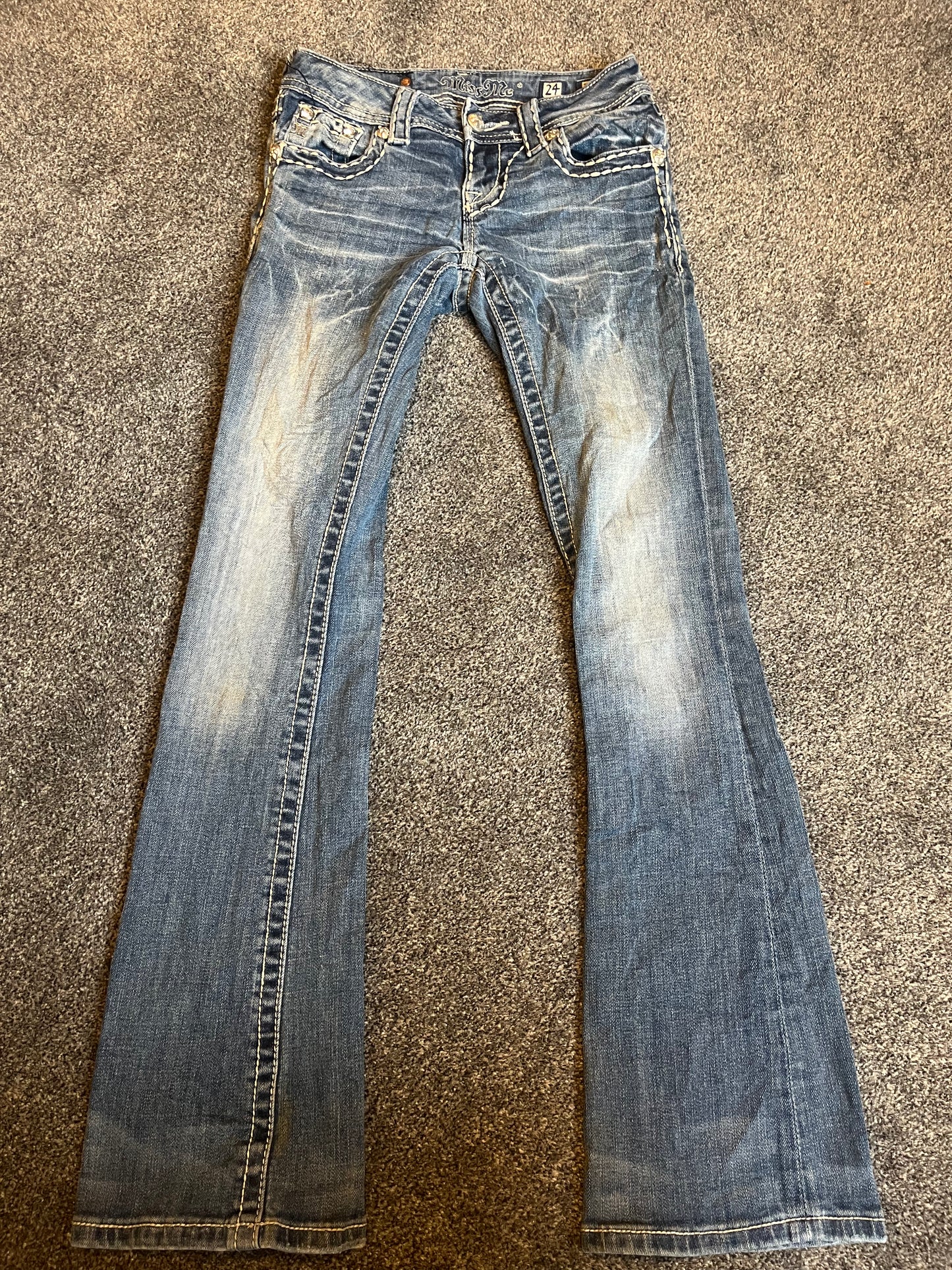 Miss Me Boot Jeans - Storlek 24 (XS)