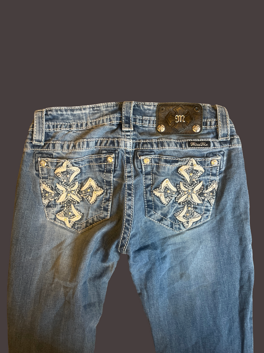Miss Me Skinny Jeans - Storlek 26 (S)