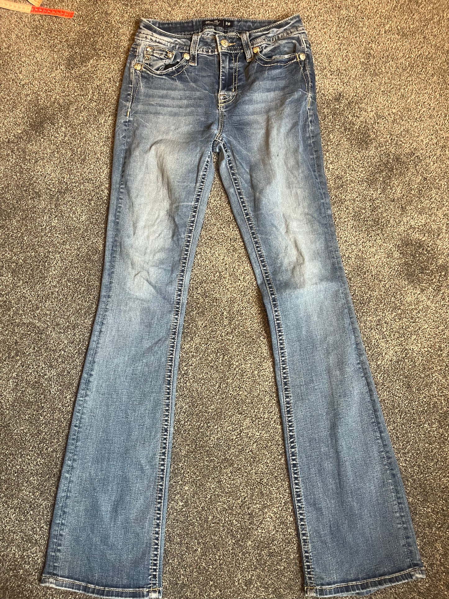 Miss Me Boot Jeans - Storlek 28 (S)