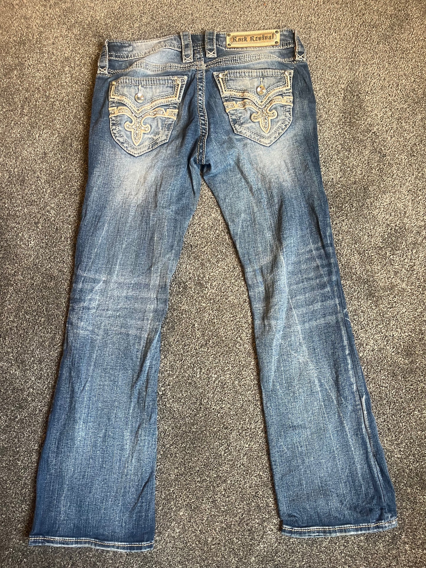 Rock Revival Boot Jeans - Storlek 27 (M)
