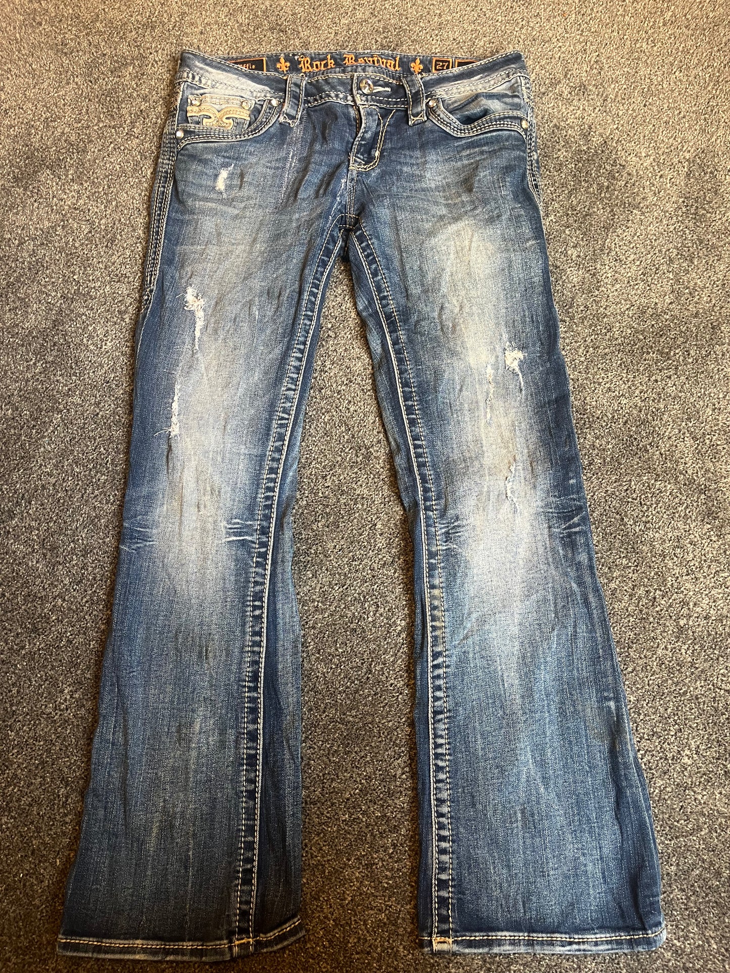 Rock Revival Boot Jeans - Storlek 27 (M)