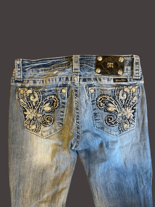 Miss Me Boot Jeans - Storlek 27 (S)