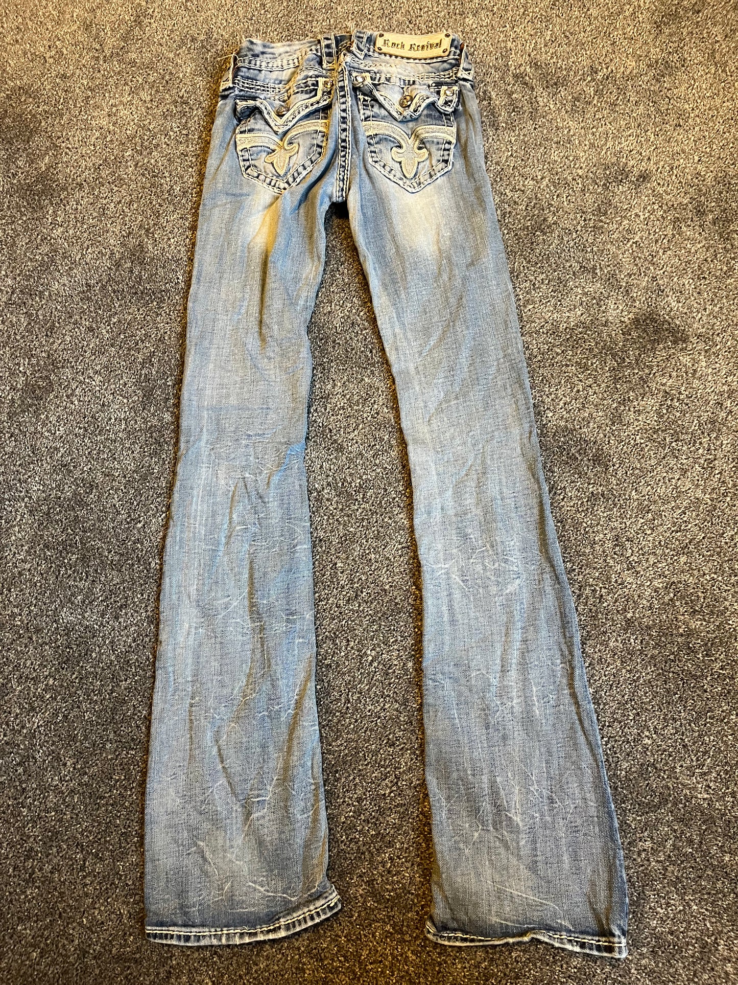 Rock Revival Boot Jeans - Storlek 24 (XXS)