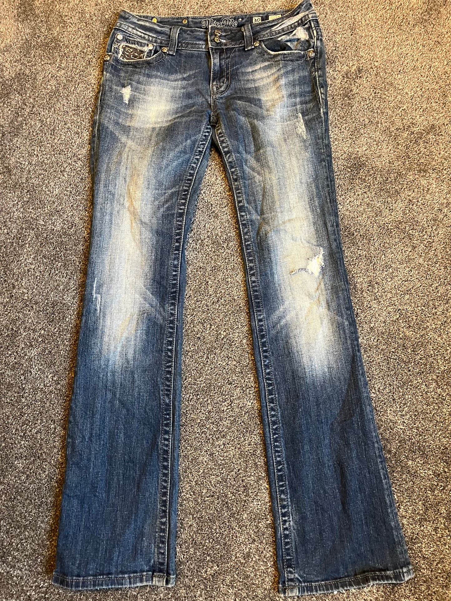 Miss Me Boot Jeans - Storlek 30 (M)