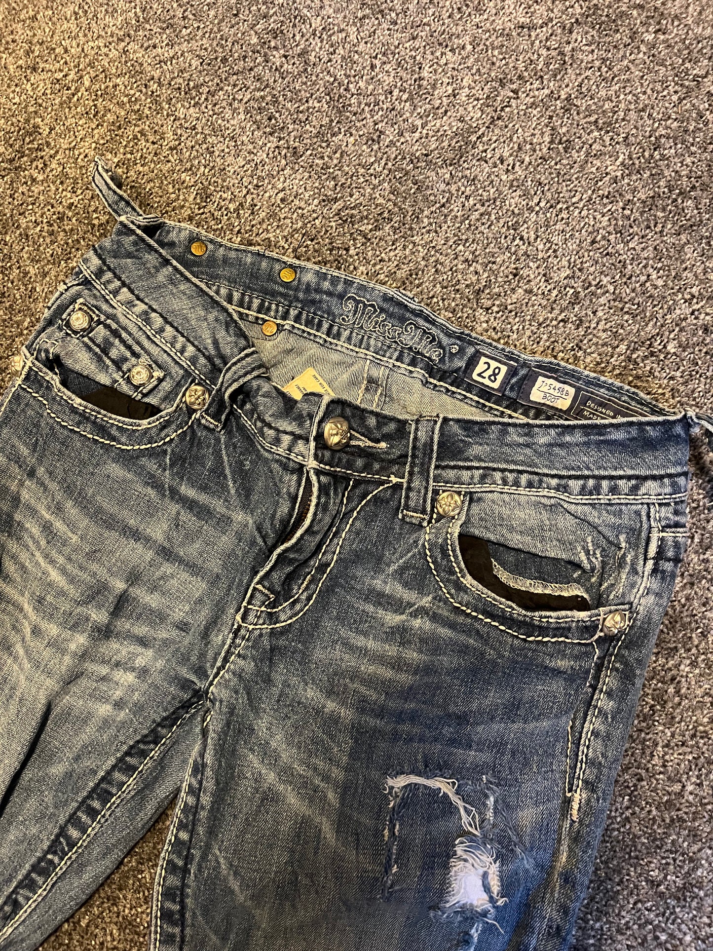 Miss Me Boot Jeans - Storlek 28 (S)