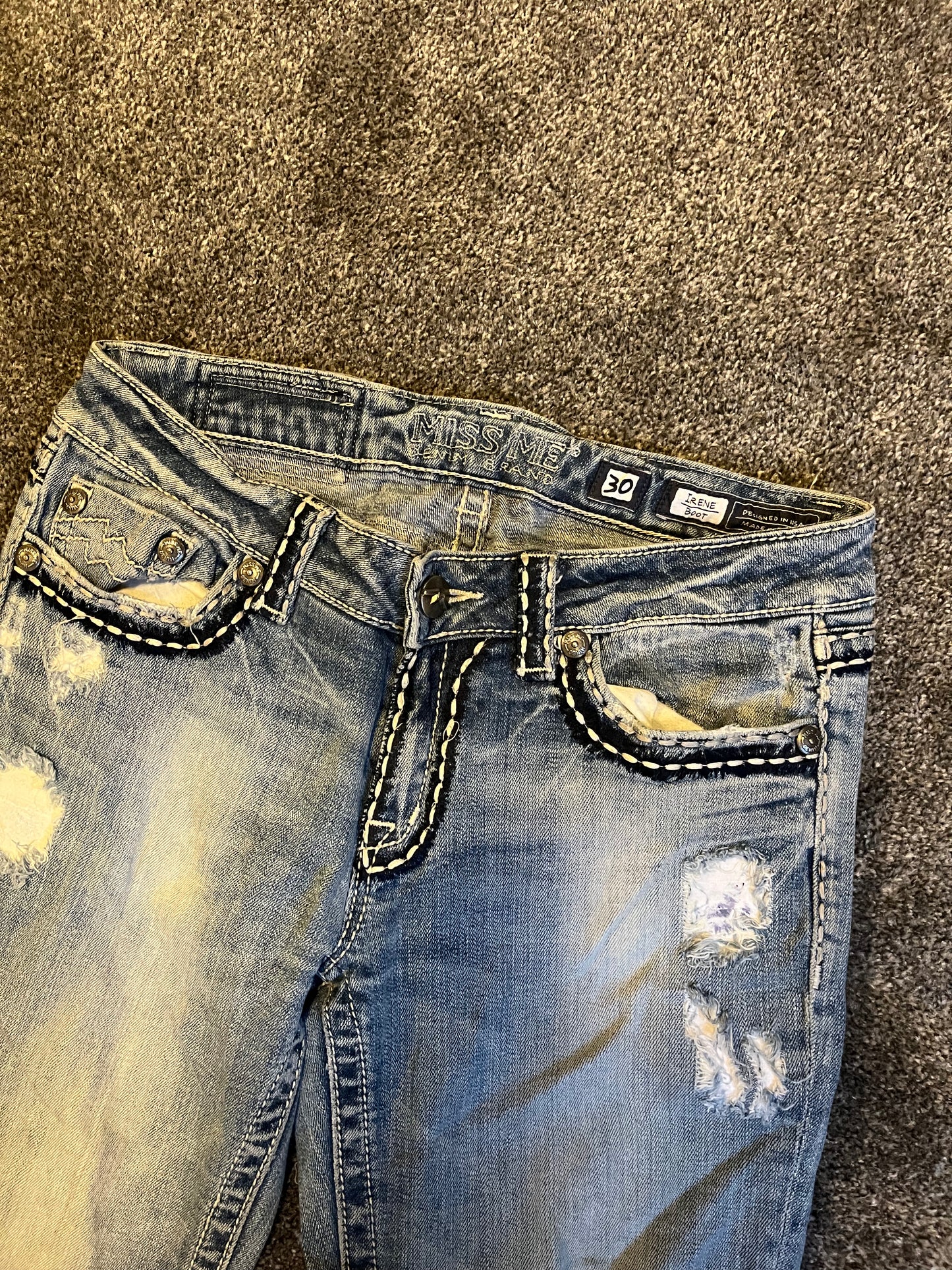 Miss Me Boot Jeans - Storlek 30 (M)