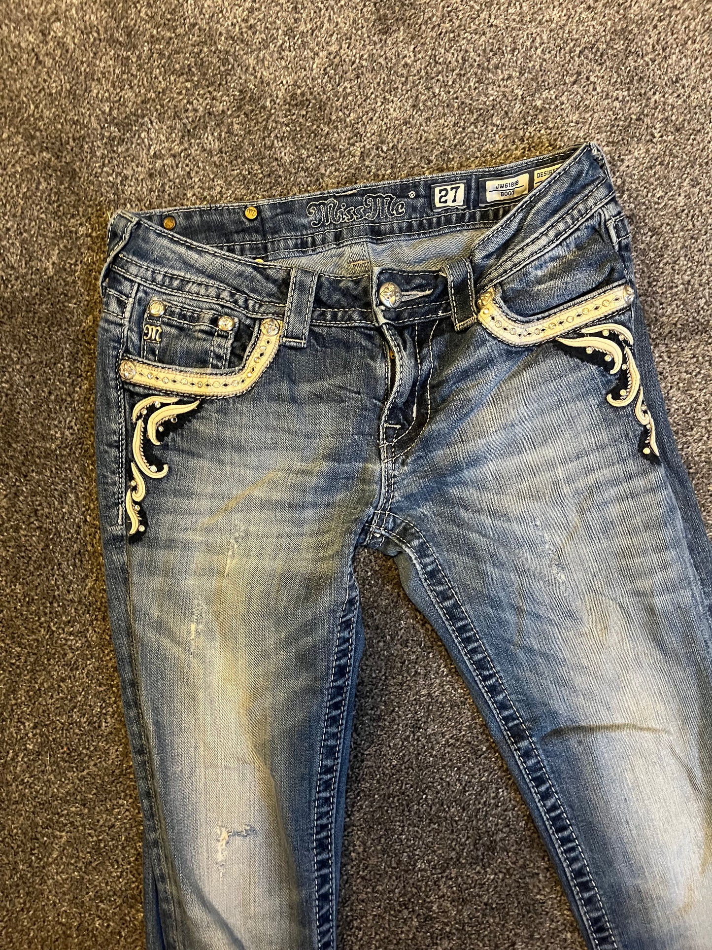 Miss Me Boot Jeans - Storlek 27 (S)