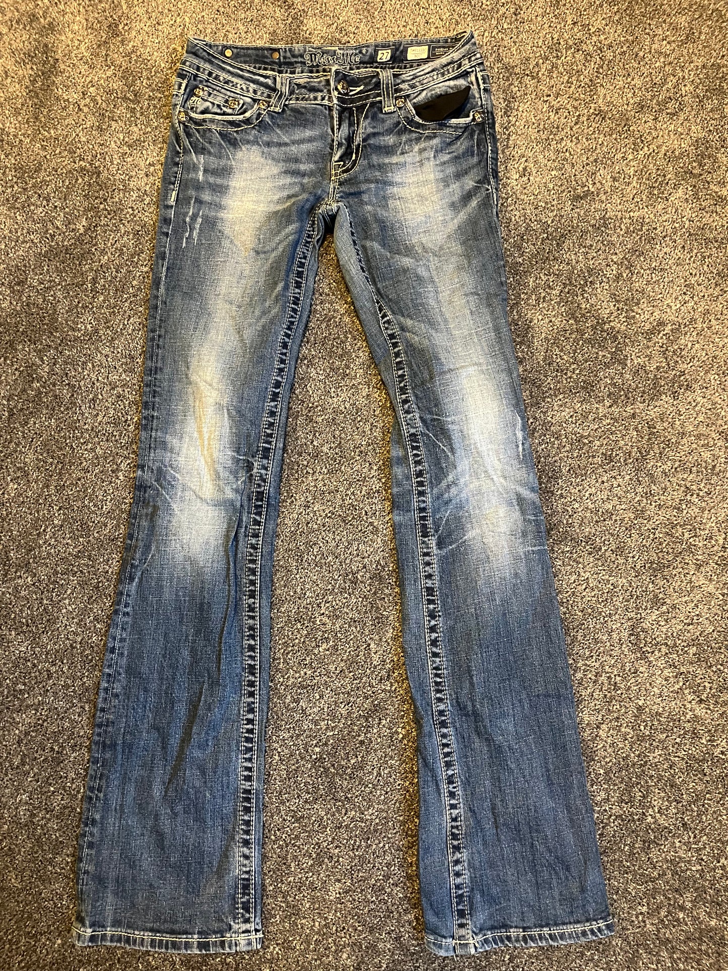 Miss Me Boot Jeans - Storlek 27 (S)