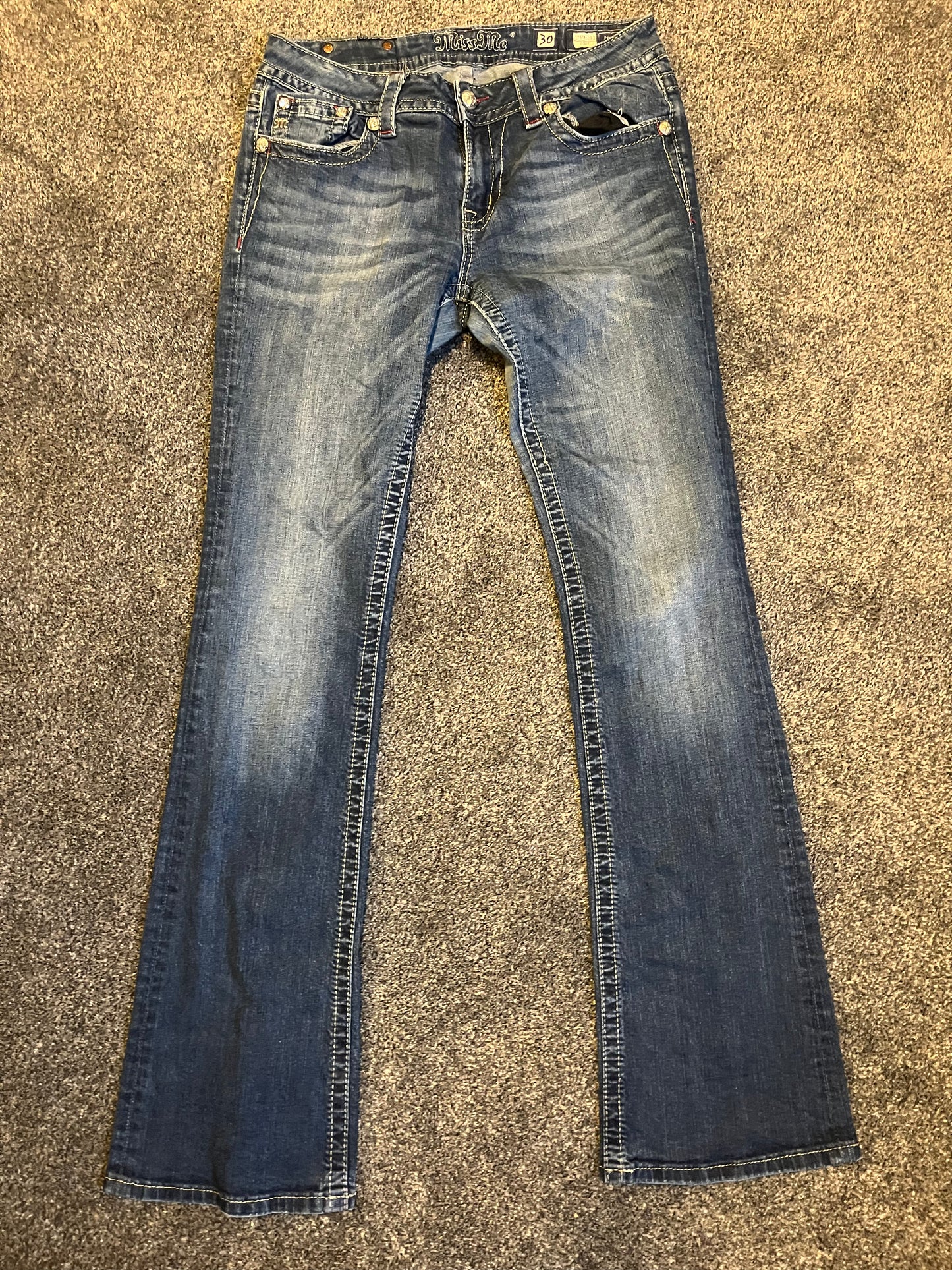 Miss Me Boot Jeans - Storlek 30 (M)