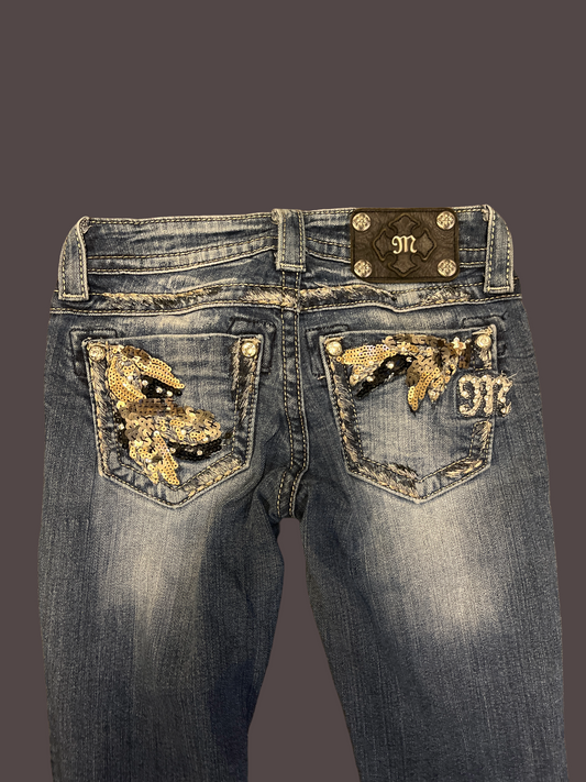 Miss Me Boot Jeans - Storlek 23 (XXS)