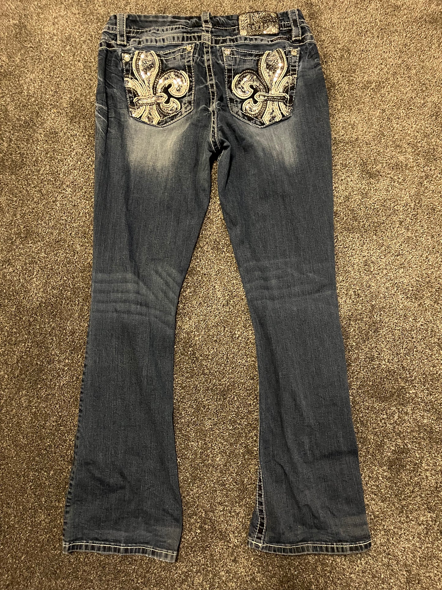 Miss Me Easy Boot Jeans - Storlek 30 (M)