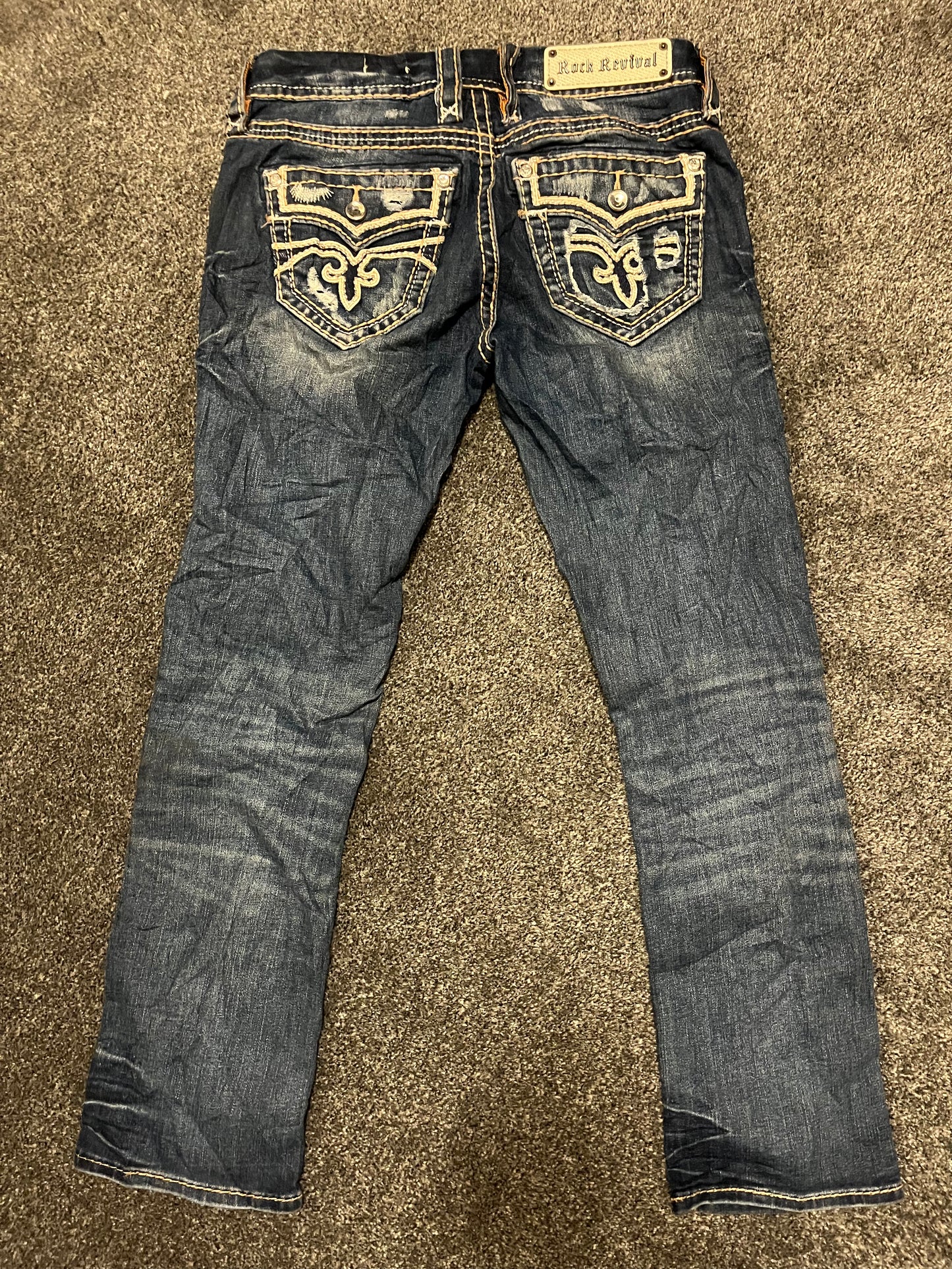 Rock Revival Crop Jeans - Storlek 27 (M)
