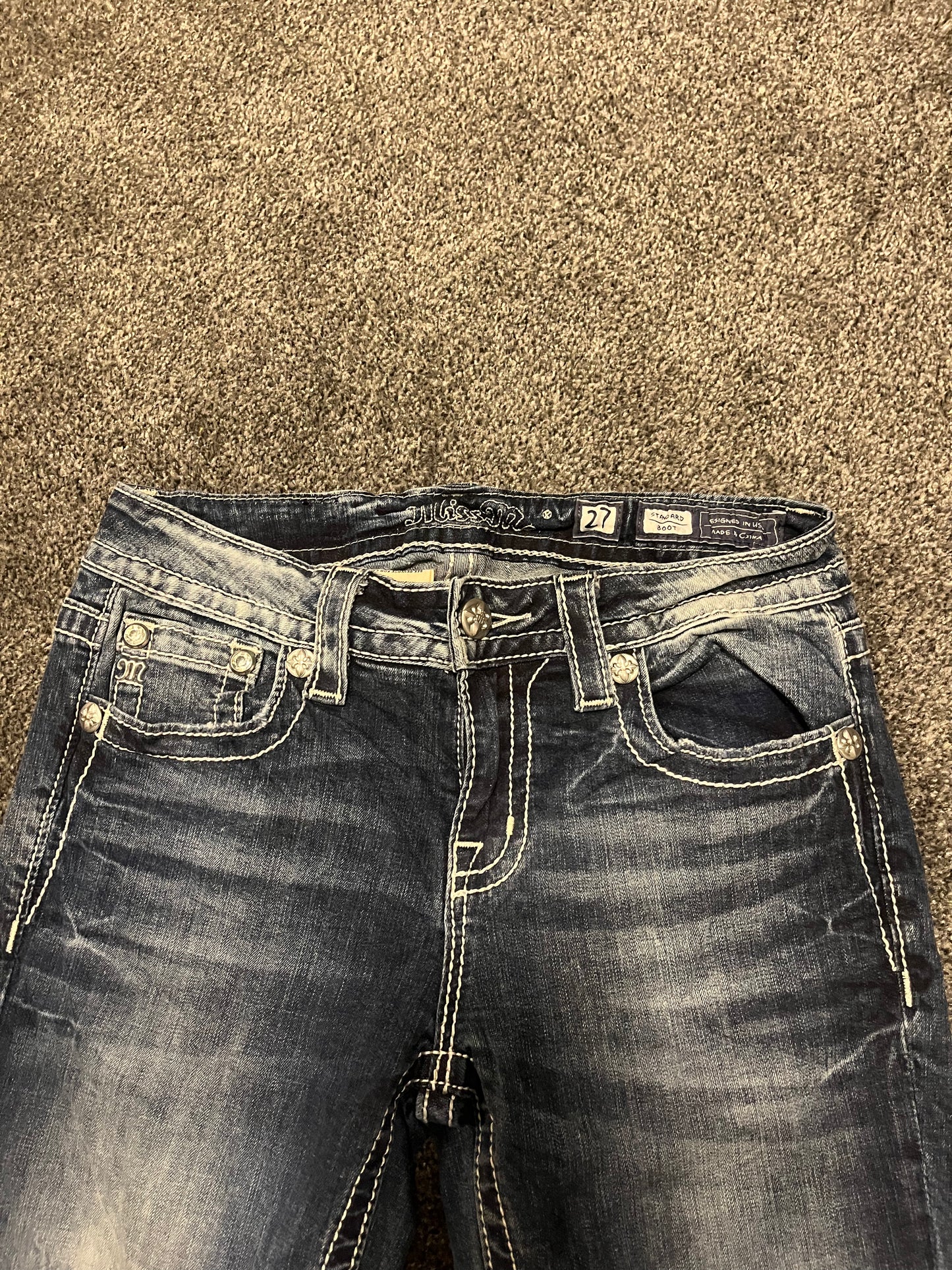 Miss Me Boot Jeans - Storlek 27 (S)