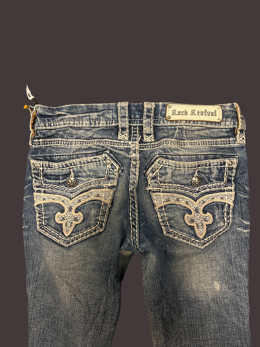 Rock Revival Boot Jeans - Storlek 27 (S/M)