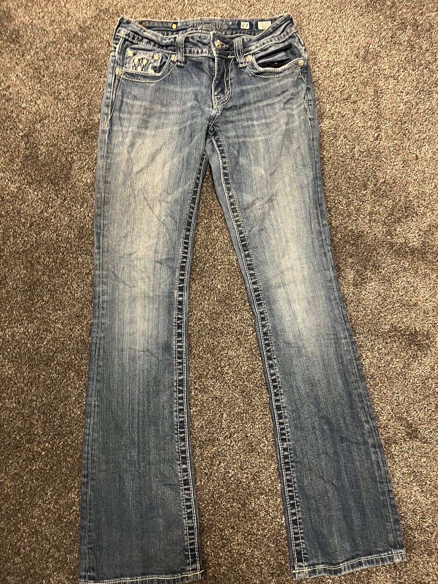 Miss Me Boot Jeans - Storlek 27 (S)